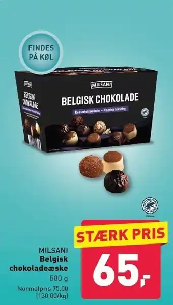 Milsani belgisk chokolade