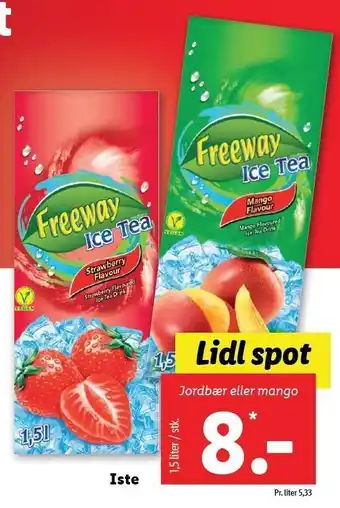 Lidl Jordbær eller mango tilbud