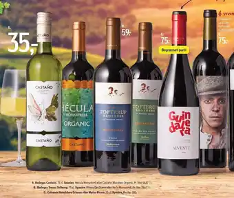 Bodegas castaño, bodegas trenza tofterup, calvente guindalera eller matsu picaro