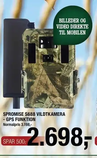 Spromise s688 vildtkamera - gps funktion