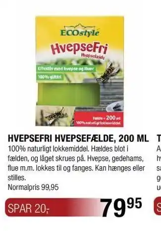 Land & Fritid Hvepsefri hvemsefælde tilbud