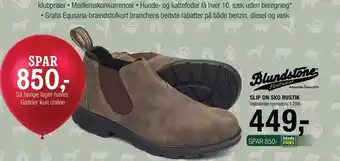 Blundestone slip on sko rustik