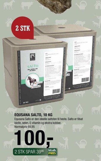 Land & Fritid Equsana salto, 10 kg tilbud