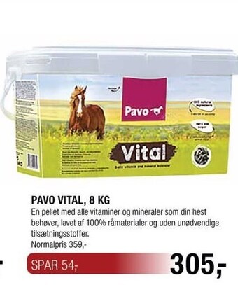 Pavo vital 8 kg