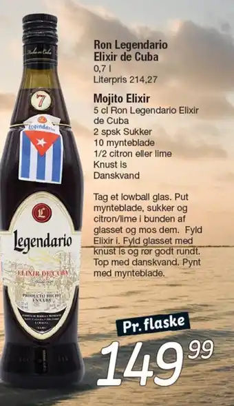 Fakta Tyskland Ron Legendario Elixir de Cuba tilbud