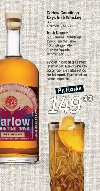 Carlow Countings Days Irish Whiskey