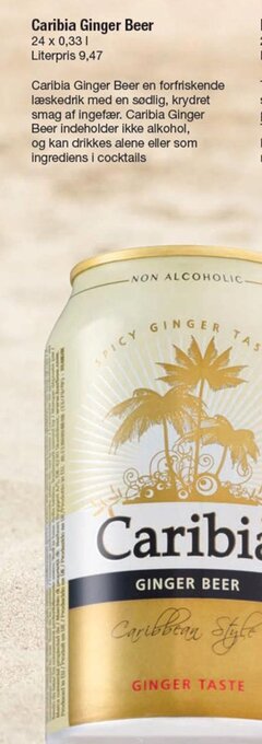 Fakta Tyskland Caribia Ginger Beer tilbud