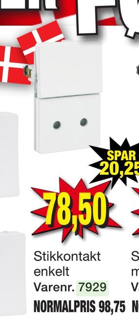 Fuga afbryder og stikkontakt