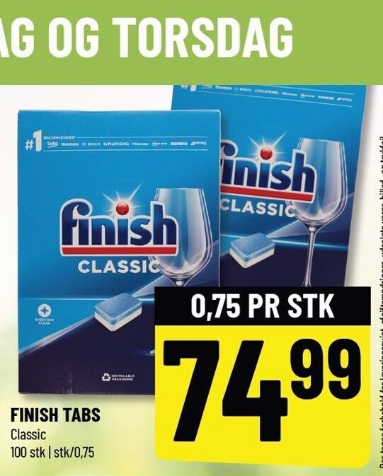 Løvbjerg Finish tabs tilbud
