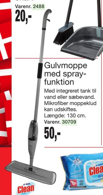 Harald Nyborg Gulvmoppe med spray funktion tilbud