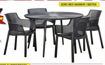 Harald Nyborg Rundt havebord tilbud
