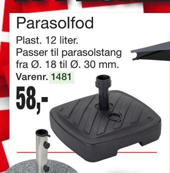 Harald Nyborg Parasolfod tilbud