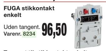 Fuga stikkontakt enkelt