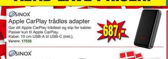 Harald Nyborg Apple carplay trådløs adapter tilbud