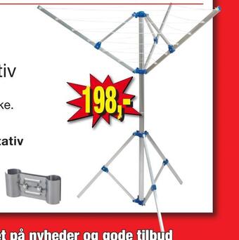 Harald Nyborg Camping alu tørrestativ tilbud