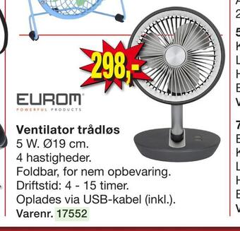 Harald Nyborg Ventilator trådløs tilbud