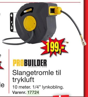 Harald Nyborg Slangetromle til trykluft tilbud