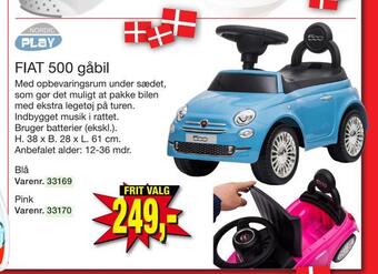 Harald Nyborg Fiat 500 gåbil tilbud