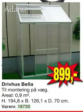 Harald Nyborg Drivhus bella tilbud