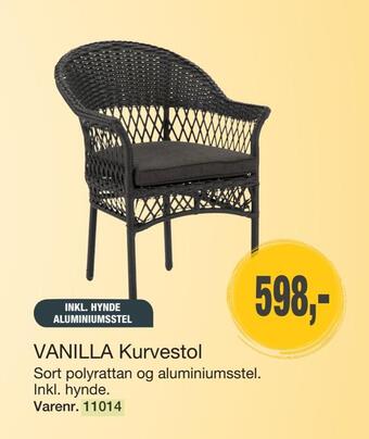 Vanilla kurvestol