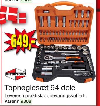 Topnøglesæt 94 dele
