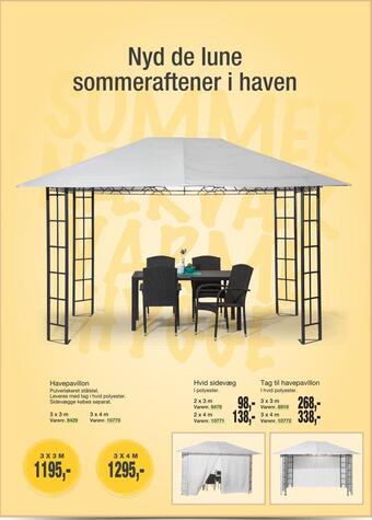 Harald Nyborg Havepavillon tilbud
