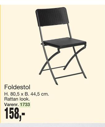 Harald Nyborg Foldestol tilbud