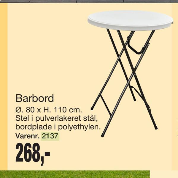 Harald Nyborg Barbord tilbud