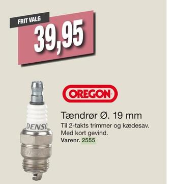 Tændrør ø. 19 mm