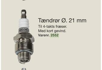 Tændrør ø. 21 mm