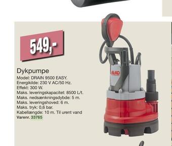 Harald Nyborg Dykpumpe tilbud