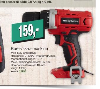 Harald Nyborg Bore-/skruemaskine tilbud