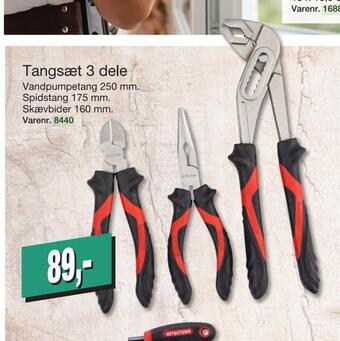 Harald Nyborg Tangsæt 3 dele tilbud