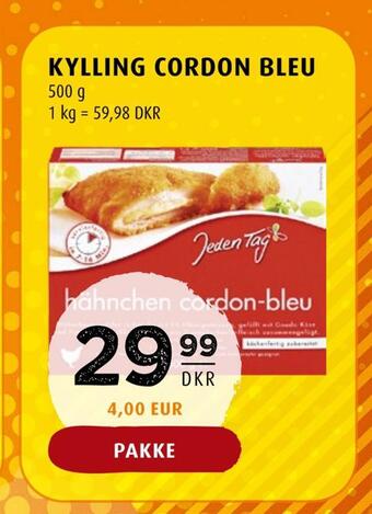 Kylling cordon bleu