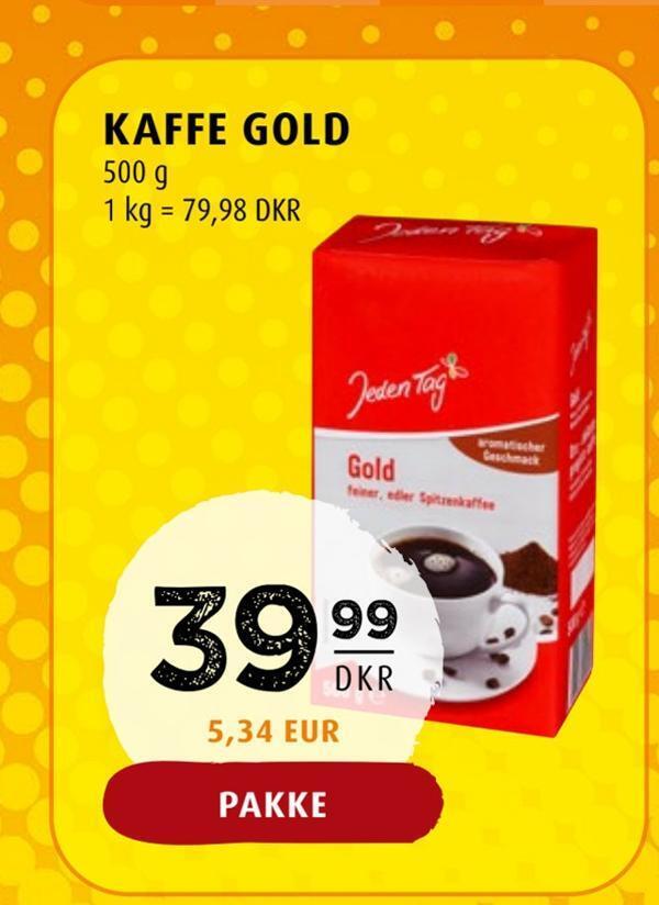 Scandinavian Park Kaffe gold tilbud