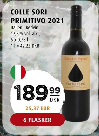 Scandinavian Park Colle sori primitivo 2021 tilbud