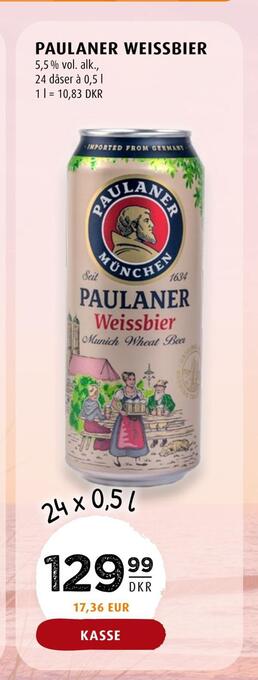 Scandinavian Park Paulaner weissbier tilbud