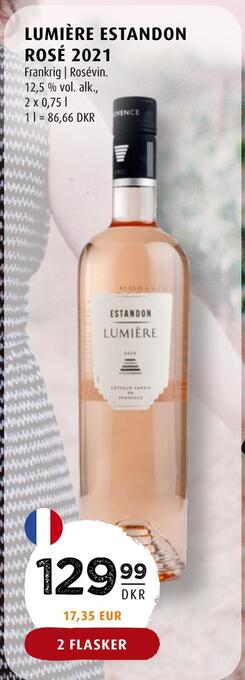 Scandinavian Park Lumière estandon rosé 2021 tilbud