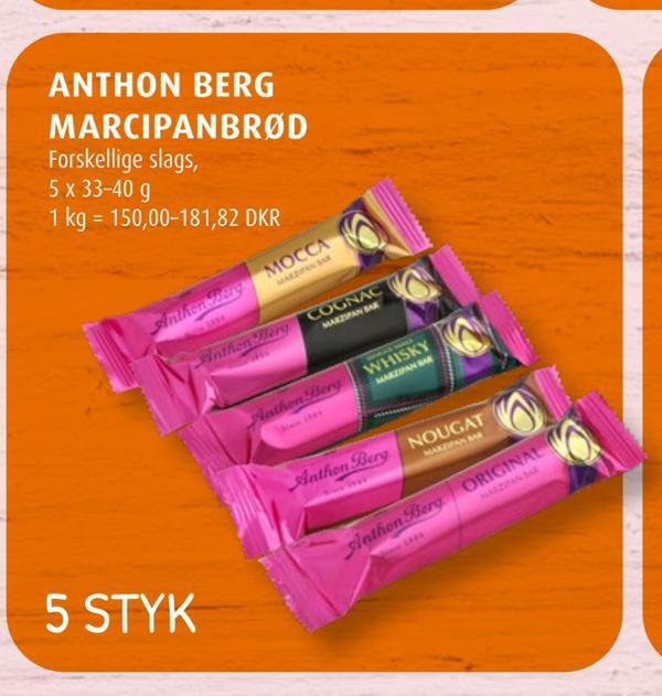 Scandinavian Park Anthon berg marcipanbrød tilbud