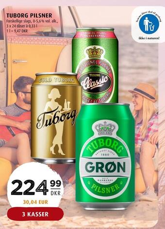 Scandinavian Park Tuborg pilsner tilbud