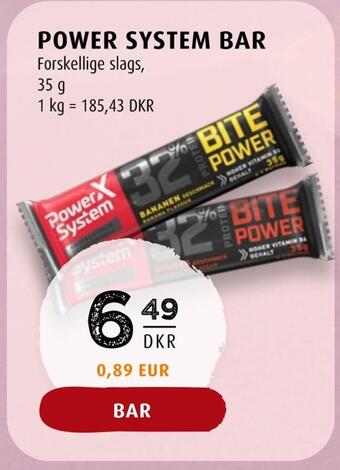 Power system bar