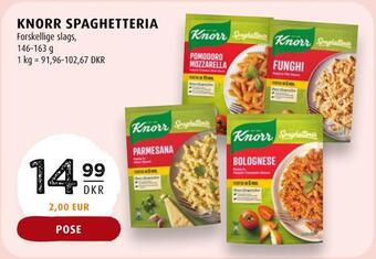 Scandinavian Park Knorr spaghetteria tilbud