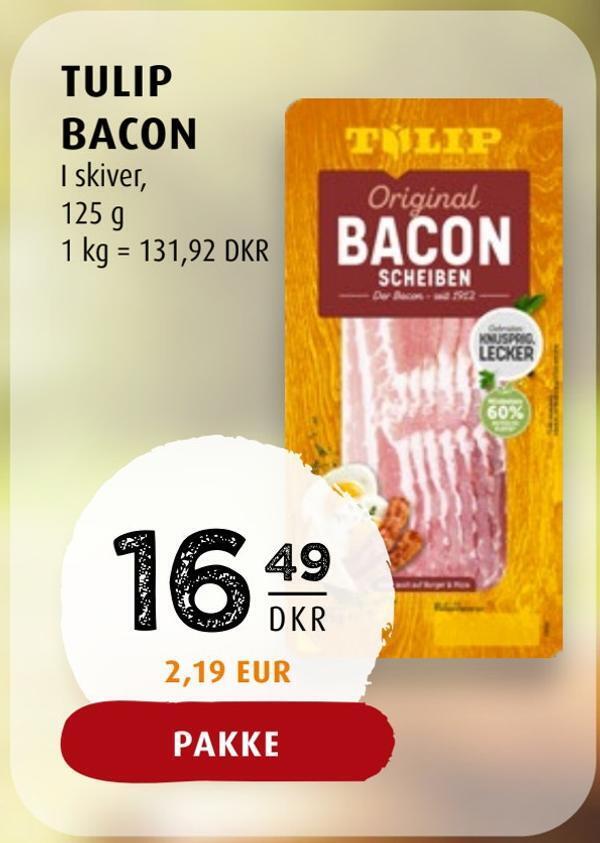 Scandinavian Park Tulip bacon tilbud