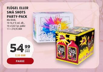 Scandinavian Park Flügel eller små shots party-pack tilbud