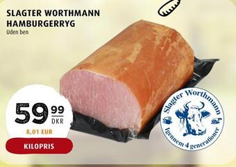 Slagter worthmann hamburgerryg