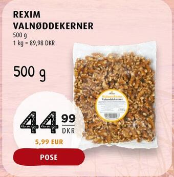 Rexim valnøddekerner