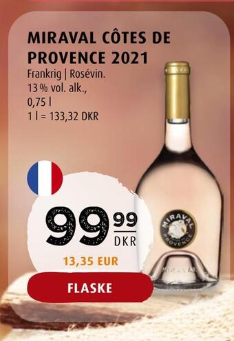 Scandinavian Park Miraval côtes de provence 2021 tilbud