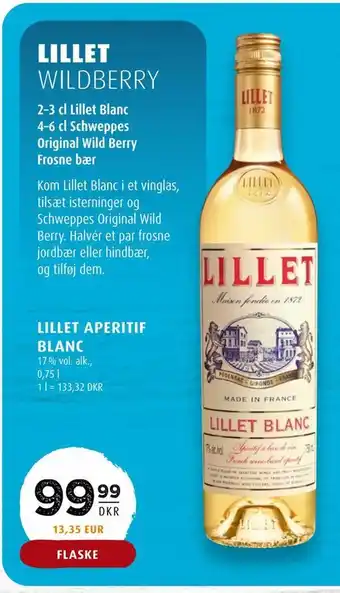 Scandinavian Park Lillet aperitif blanc tilbud