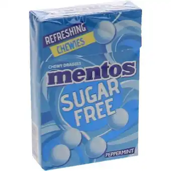 Motatos 2 x mentos refreshing chewies sugar free 45g | sukkerfrie tyggepastiller med mintsmag fra altid gode mentos. tilbud