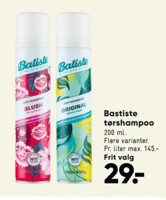 Bilka Batiste tørshampoo tilbud